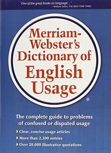 Amazon.com: Merriam-Webster's Concise Dictionary of English Usage